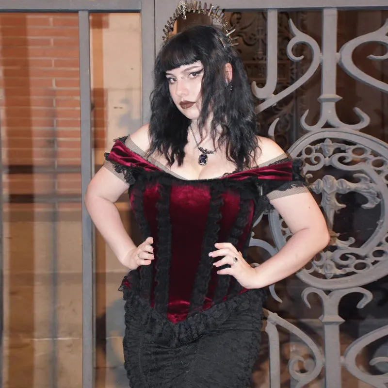 Znbbw Autumn New Hot Girls Sexy Vest Dark Style Slim Suede Lace Blouse - Image 4