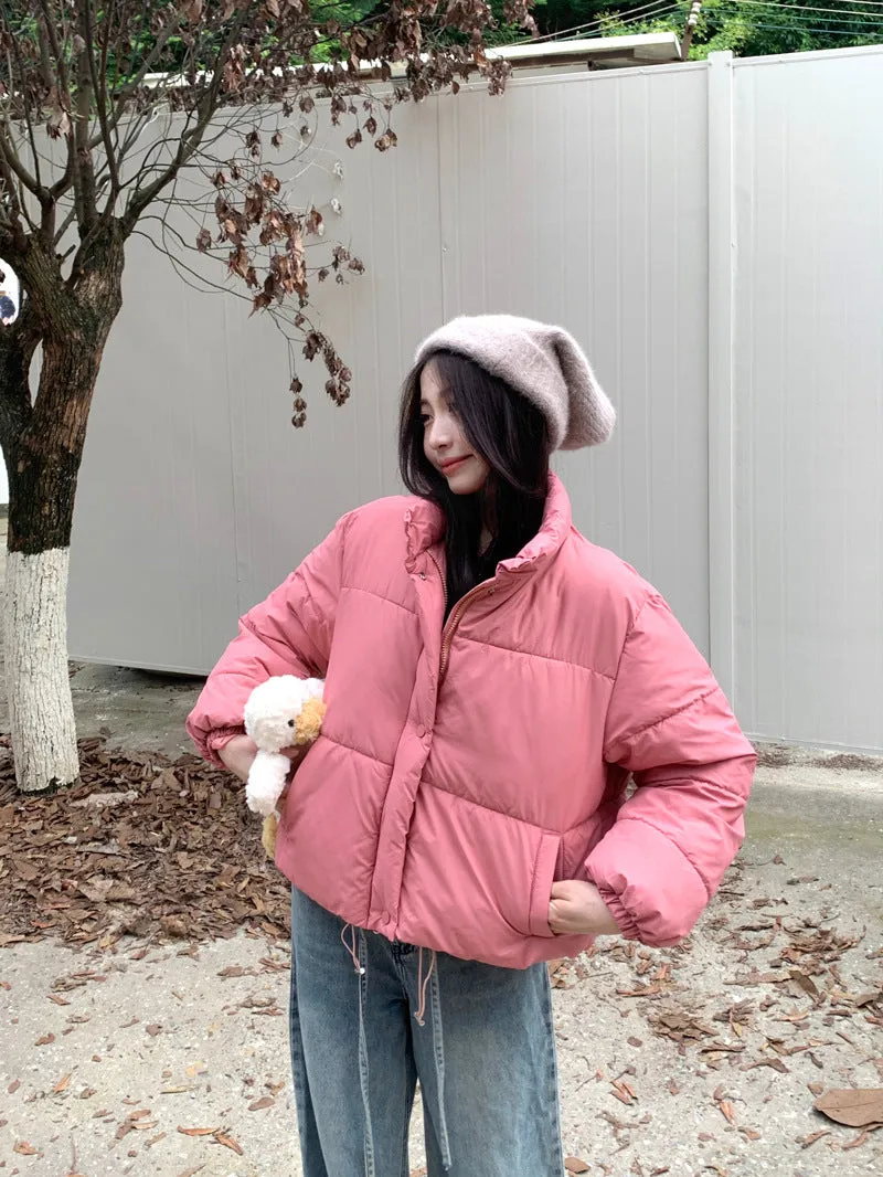 Clothes Women's Short East Gate Korean Version 2024 Winter New Loose Senior Sense Small Add Thick Bread Clothes - Image 11