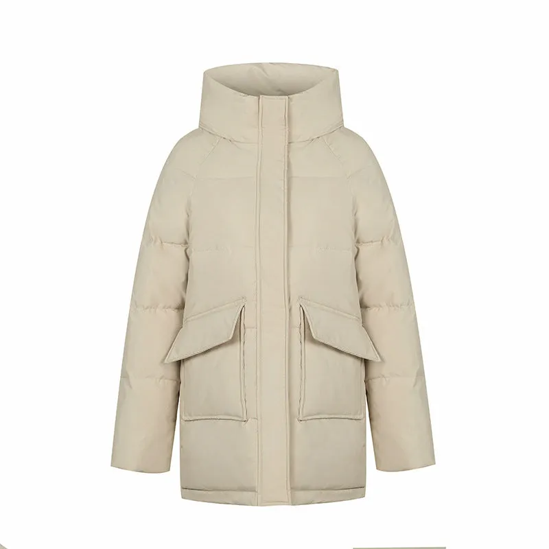 Bread Clothes In The Long Down Cotton-Padded Clothes For Women In 2024 New Tide Winter Coat Thick Cotton-Padded Jacket - Image 5