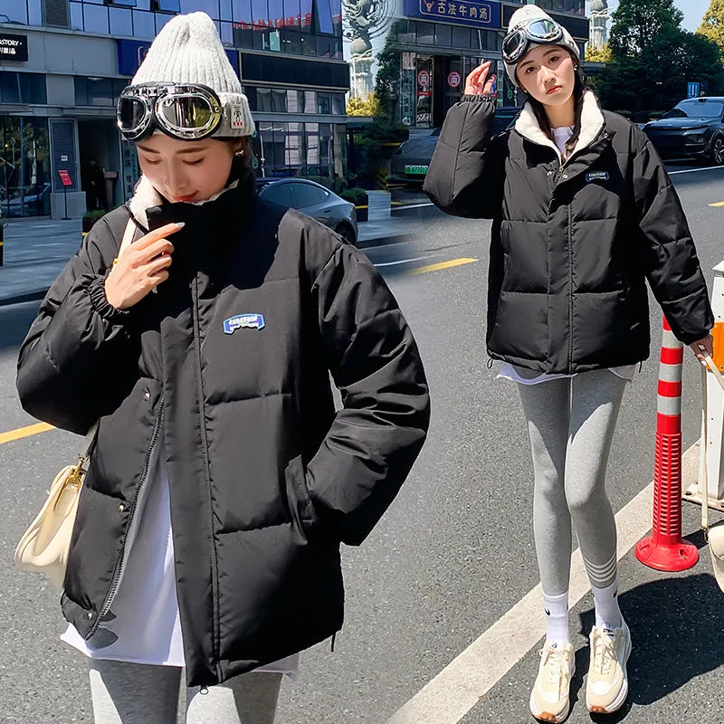 Winter New Down Cotton-Padded Jacket Korean Version Loose And Thick Short Students Wear Cotton-Padded Jacket Jacket - Image 3