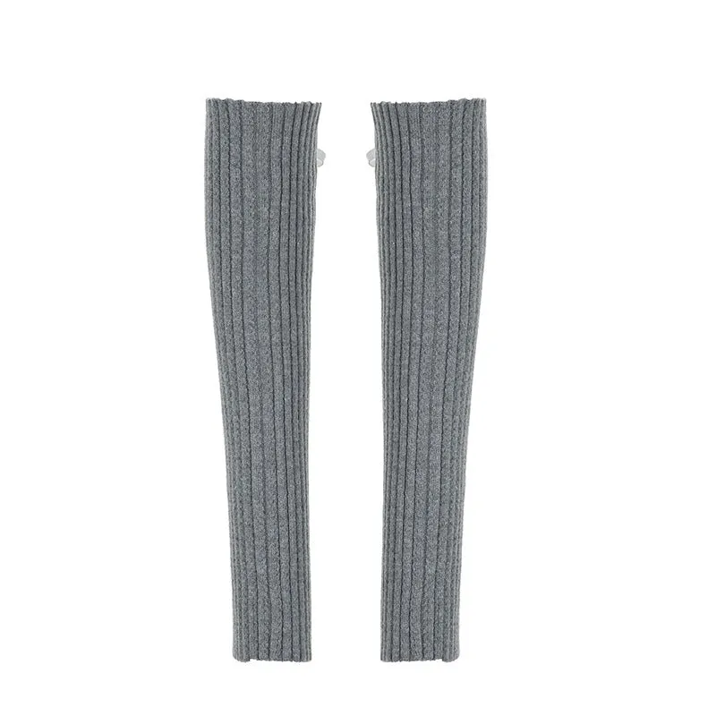 Ins Fashion Fashion Tie Girl Bowknot Knitting JK Style Solid Color Pile Socks 2024 Spring / Summer New Style - Image 2