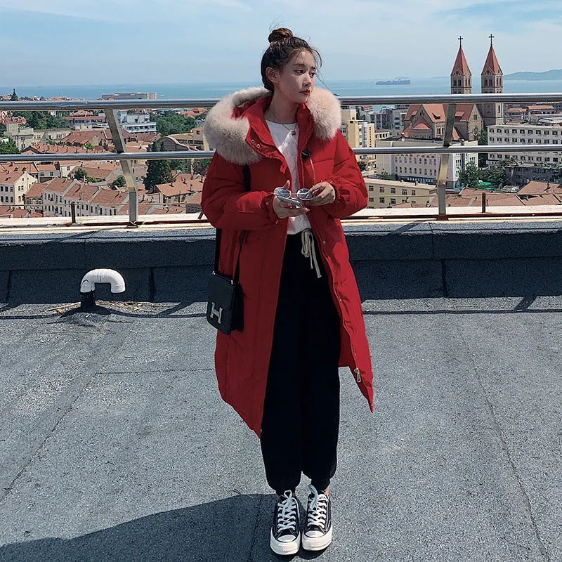 Down Cotton-Padded Clothes Cotton Clothes Women Winter Hot Style Oversize Loose Thickened Coat 2024 New - Image 3