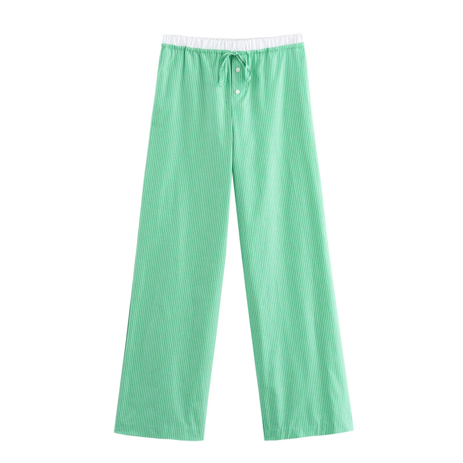 Znbbw New Striped Poplin Loose Shirt 8364674 Trousers 8311674