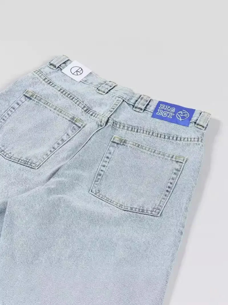 Znbbw Y2k Big Boy Retro Hip-Hop Cartoon Graphics Denim Shorts Embroidered Loose Short Shinahara Short - Image 7