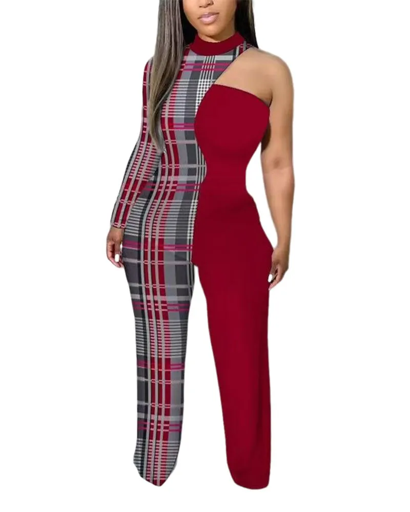 Znbbw Independent Station New Fashion Printed One-Sleeved One-Sleeved Women's Trousers From Stock - Image 4