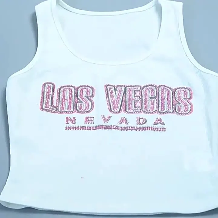 Znbbw Autumn New Style Personality Trend Small Vest Fashion Leisure All-Purpose Slimming Printing Hot Drill Dress Girl - Image 7