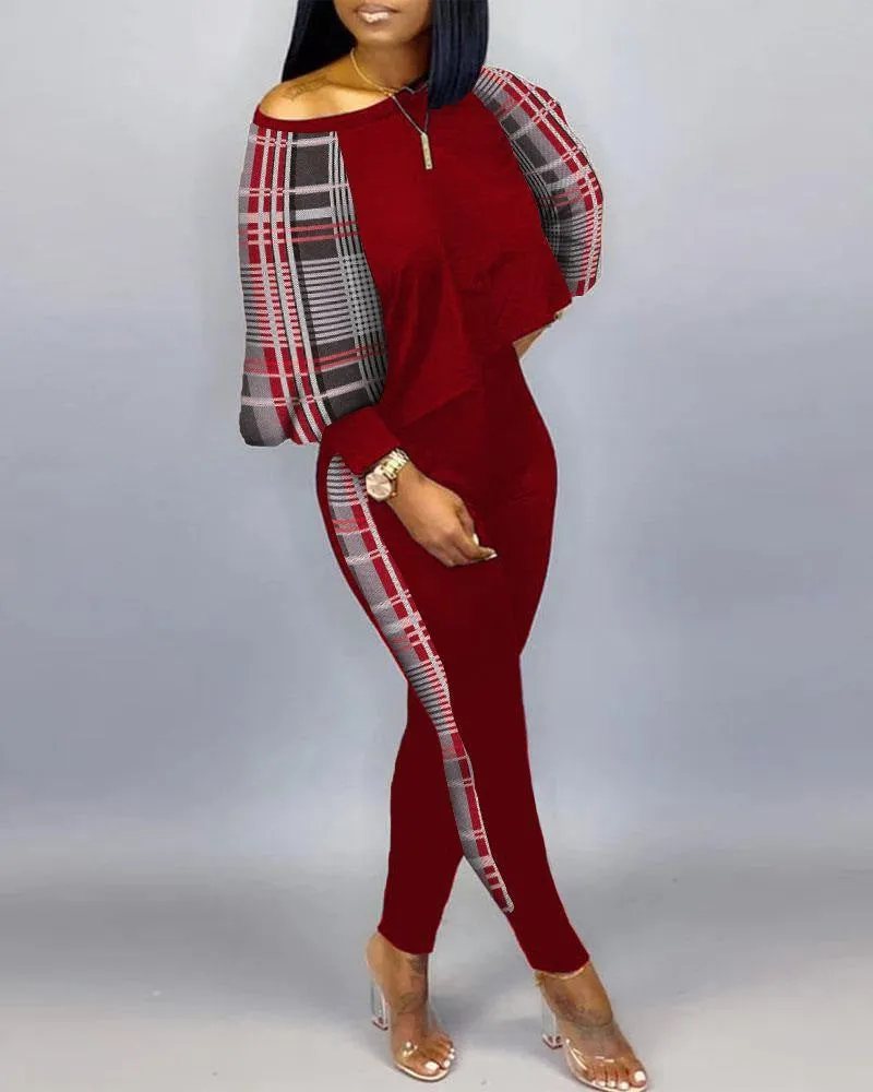 Znbbw Independent Station Popular Style New Fashion Printing 2-Piece Suit Women's Stock - Image 7