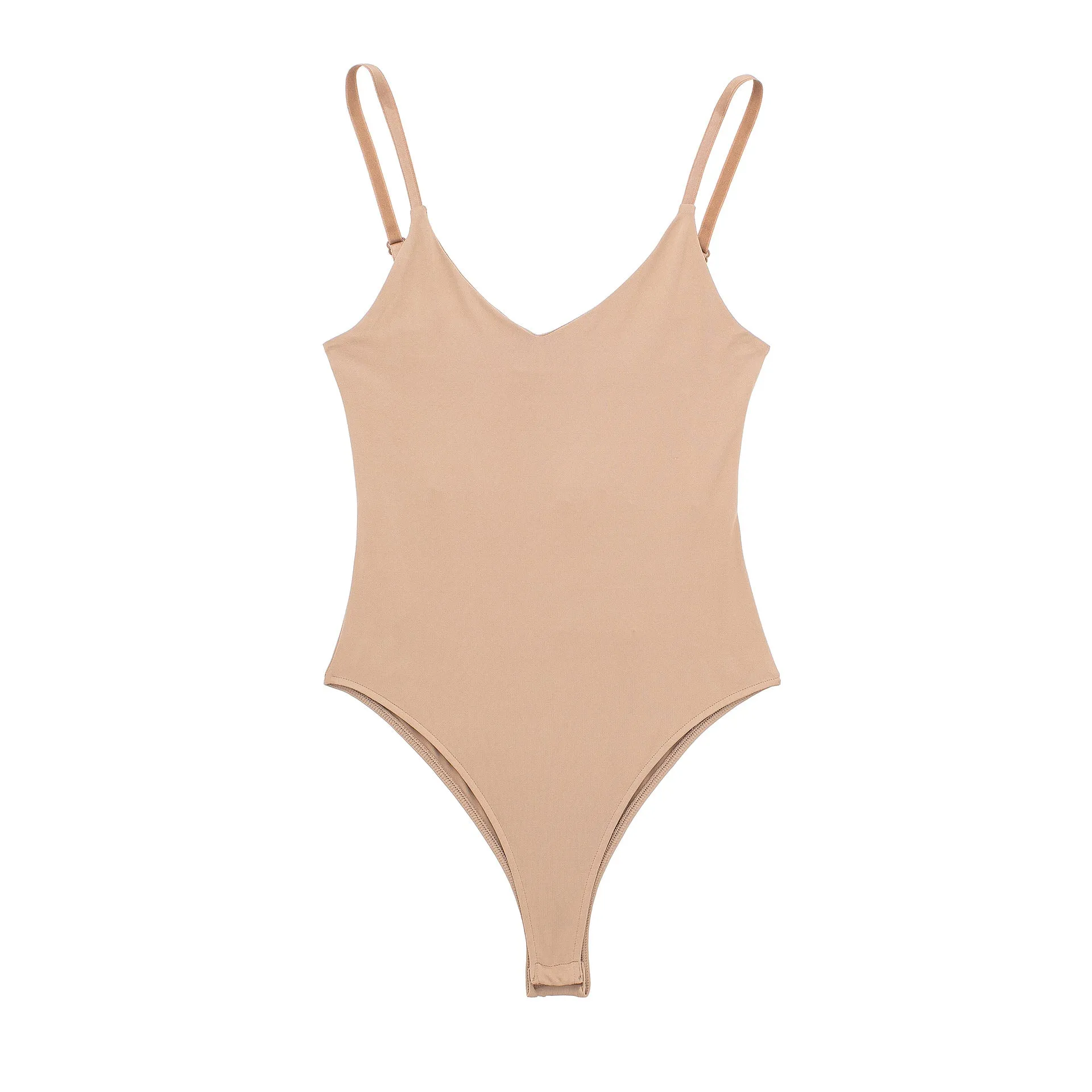 Znbbw New Spring Nylon Solid Color Sling Jumpsuit 5039322