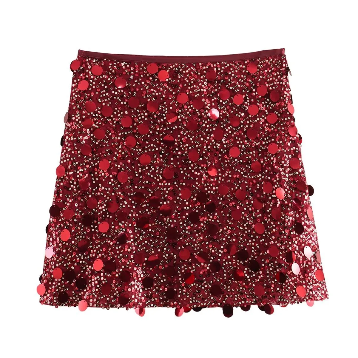 Znbbw 2024 New Sequins Decorative Fashion Miniskirt 3920139 808 - Image 5