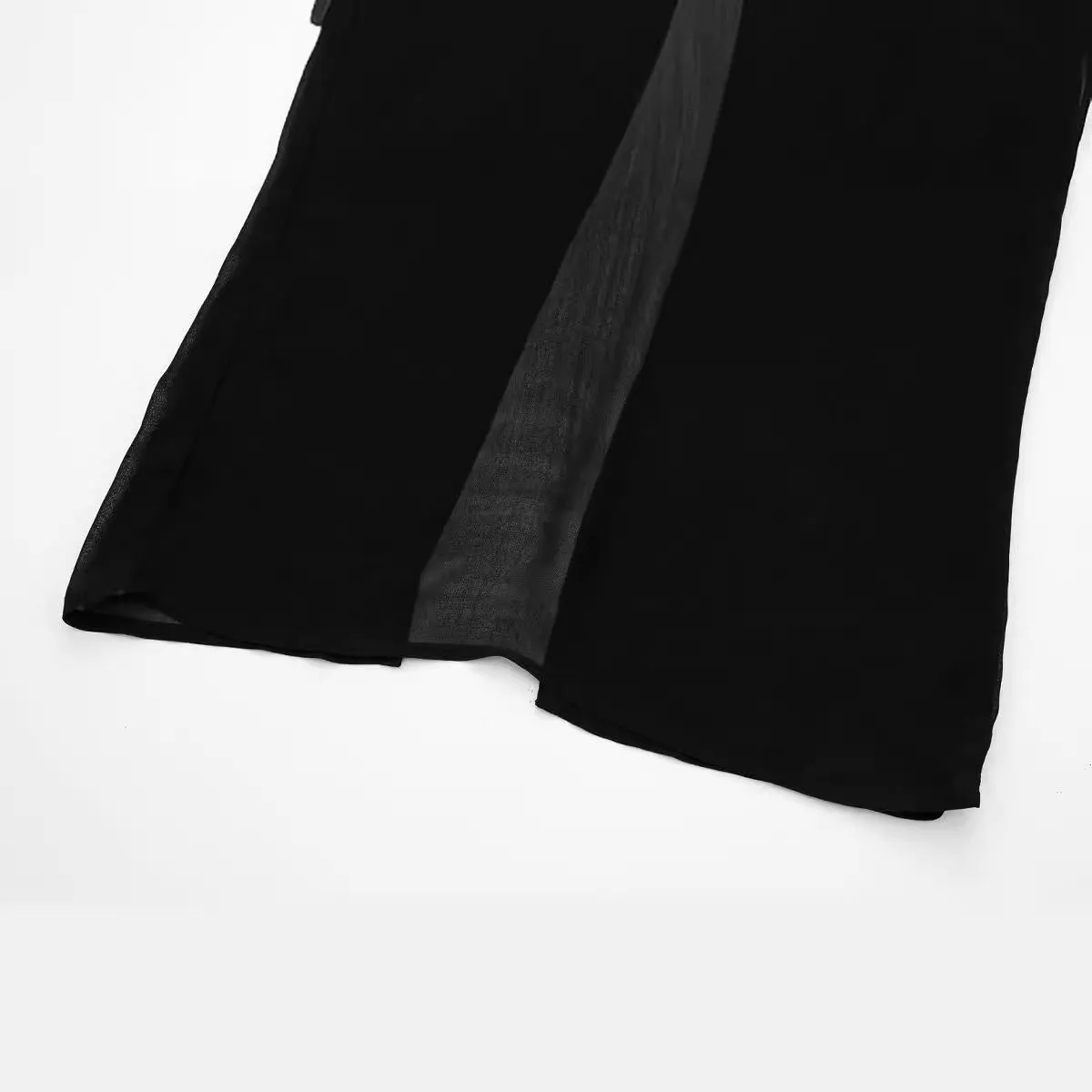 Znbbw Autumn Flower Decorated Silk Net Pleated Dress 0881251 - Image 3