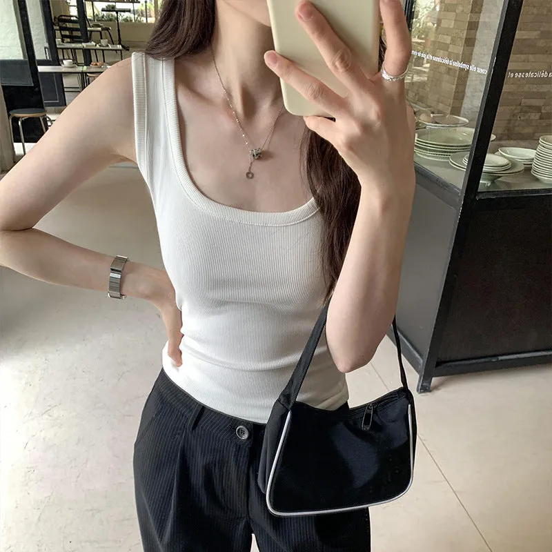 Minority Chic Design Feeling Hong Kong Style Sleeveless Vest Women's Summer 2024 New Sports I-Vest - Image 7