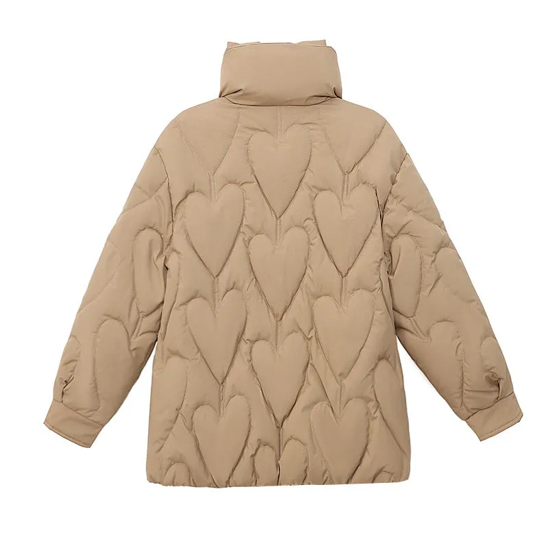 2024 New Korean Version Of The Cotton-Padded Jacket Hooded Down Cotton-Padded Jacket Students Lady Cotton-Padded Jacket Fashion Jacket Short - Image 2