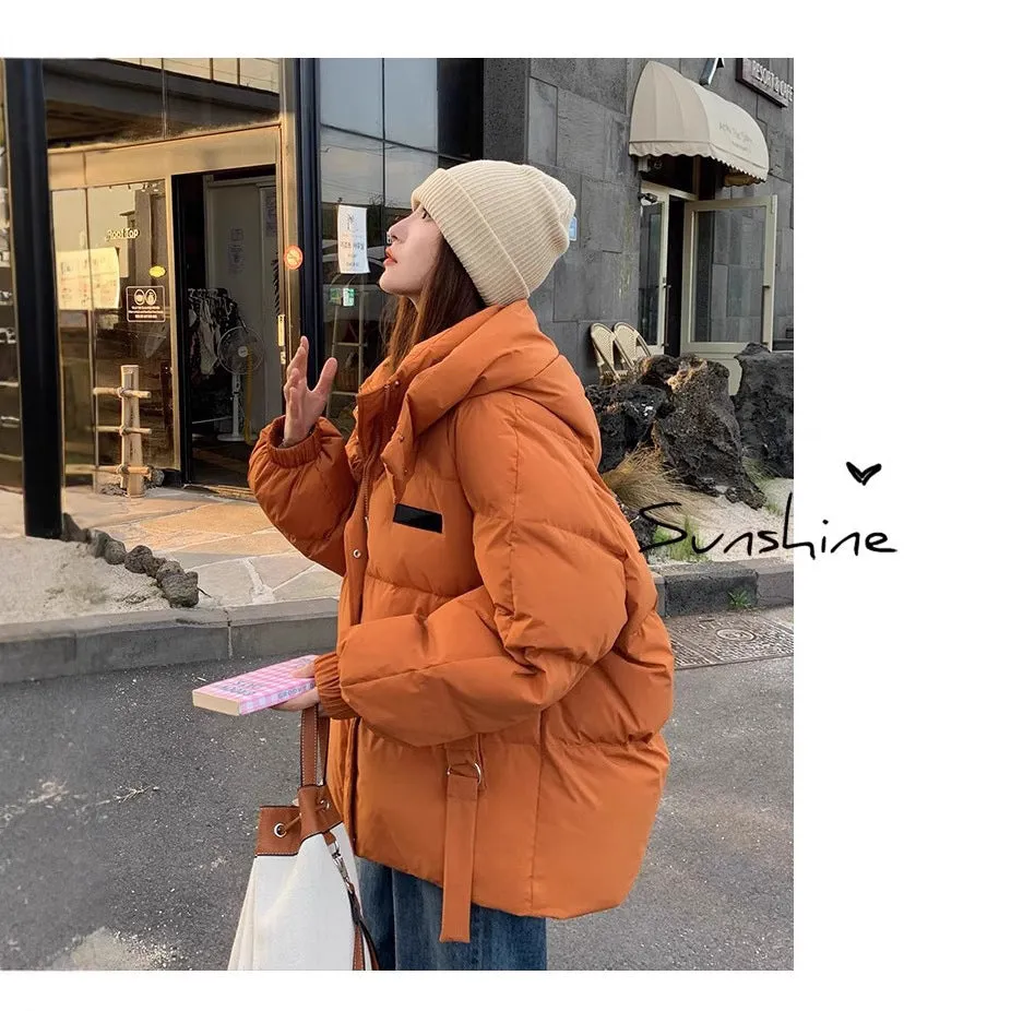 Cotton Jacket Female Oversize2024 Winter New Cotton-Padded Coat Korean Version Loose And Thick Cotton-Padded Jacket Bread Clothes - Image 6