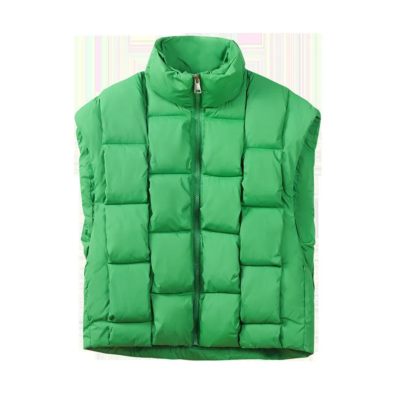 New Oversize Cotton Clothing Women Winter Korean Loose Small Vest Cotton-Padded Jacket Coat Bread Clothing