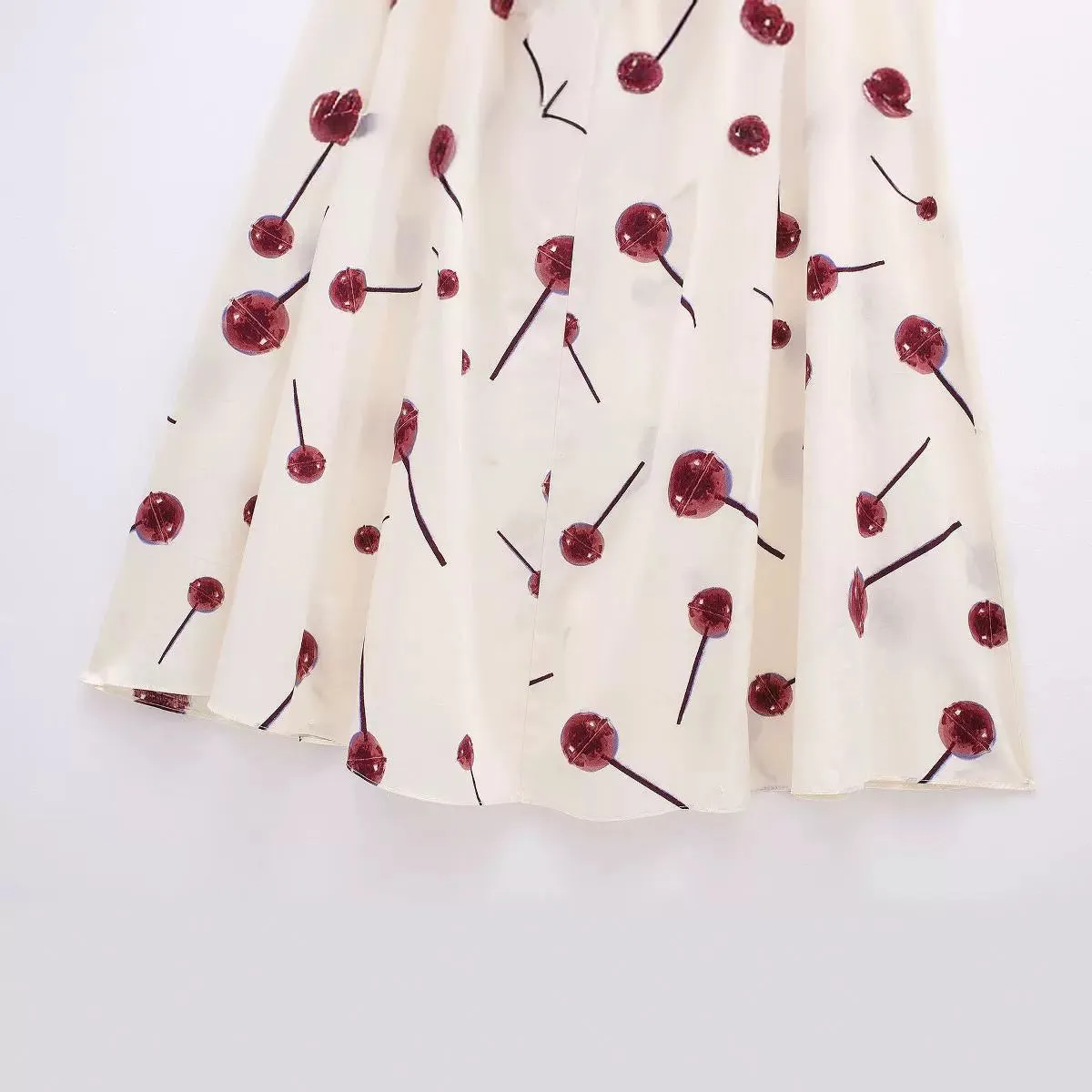 Znbbw 2024 New Street Style Printed Poplin Shirt Dress 3089144 - Image 2