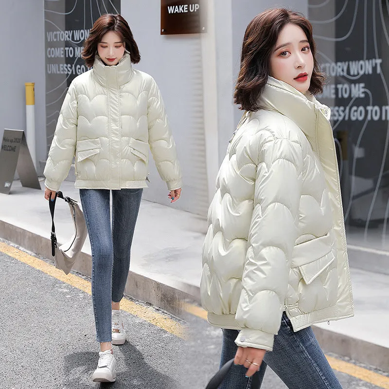 2024 New Korean Version Loose Cotton-Padded Jacket Small Cotton-Padded Jacket Coat - Image 4