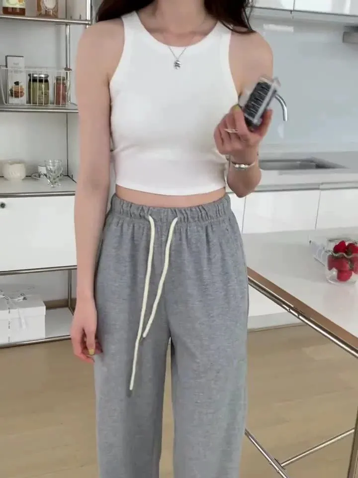 Short Style Belts With Chest Cushions, Cup Size, Integrated Women's Summer I-Sports Vest 2025 New Style With Spicy Girls' Blouse - Image 13