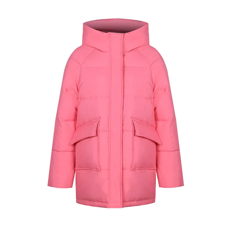 Bread Clothes In The Long Down Cotton-Padded Clothes For Women In 2024 New Tide Winter Coat Thick Cotton-Padded Jacket - Image 9