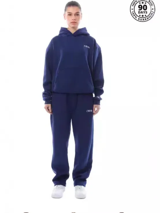 Znbbw Autumn And Winter New Style Hoodie Suit Fashion Sports Leisure LOGO Printed Hooded Hoodie Two-Piece Set - Image 6