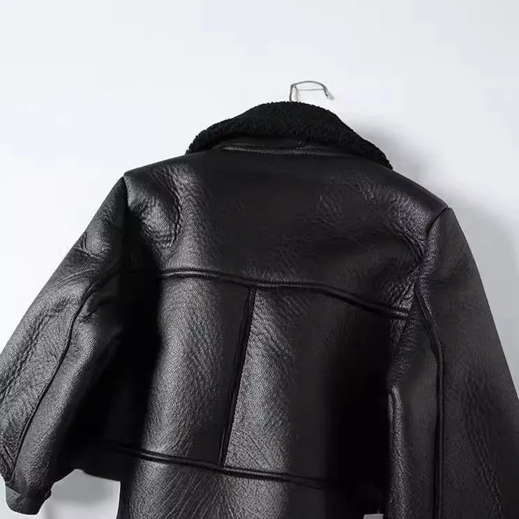 Znbbw Autumn And Winter New Leisure Thickened Warm Ring Fur Integrated Coat - Image 5