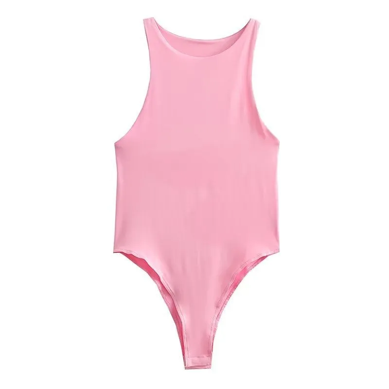 Znbbw 2024 New Ins Style Sexy Tight-Fitting Vest Women's Sleeveless Jumpsuit Trend - Image 5