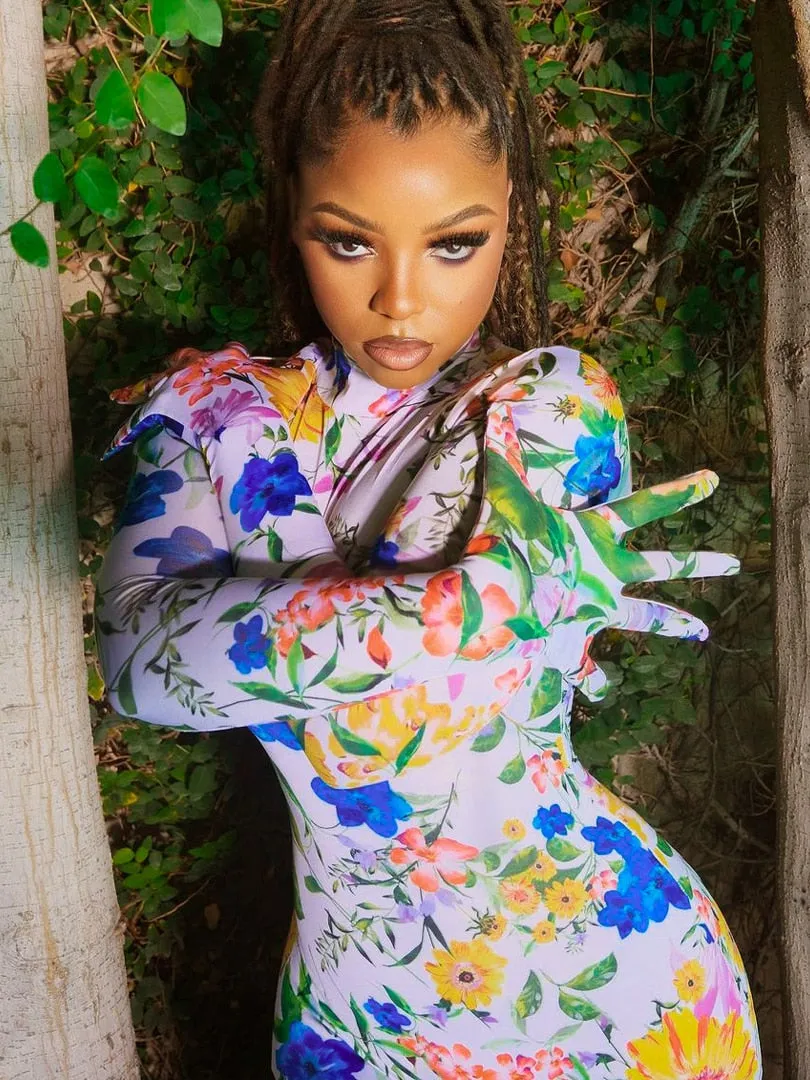 Znbbw Floral Print Long Sleeve Skinny Bodysuits Women Turtleneck Lolita Y2K Clothes 2023 Spring Fall Fairy Grunge Overalls - Image 3