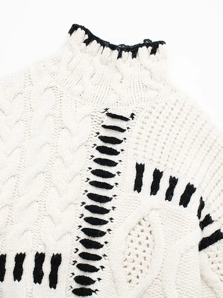 Znbbw Women Jumper 2023 Autumn Winter Knitted Sweater Pullover Women Sweaters Pull Femme - Image 5