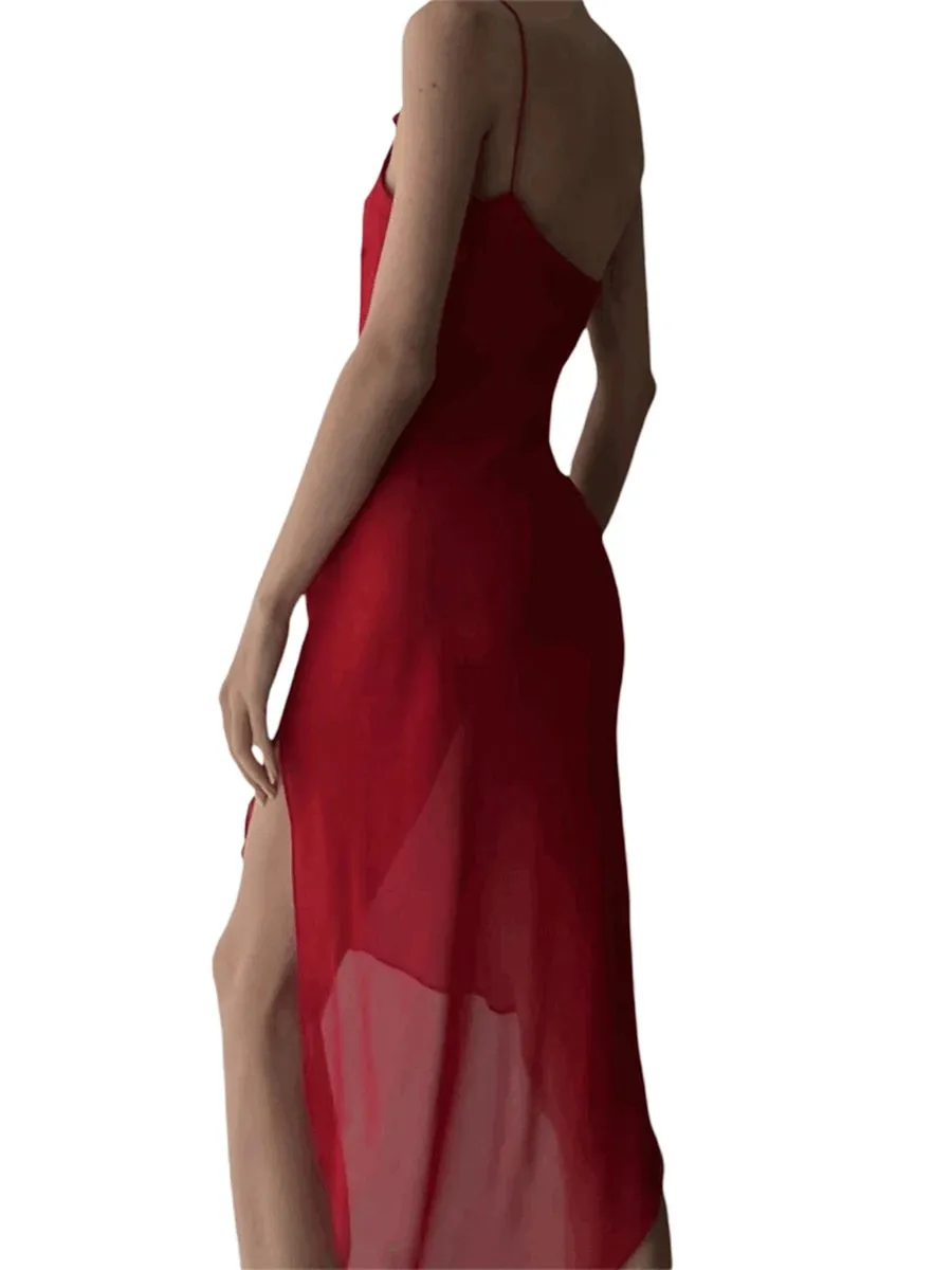 Znbbw Women Sexy Sleeveless Ruffle Mini Dress Sleeveless Short Dress Cutout Backless Slip Mini Dress Clubwear - Image 2