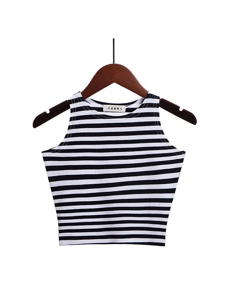 Znbbw 2023 New Women Sexy Cotton Crop Top Crop Bustier Multicolor Sleeveless Cropped Blusas Vest Tank Top Camisole 14 Colors - Image 3