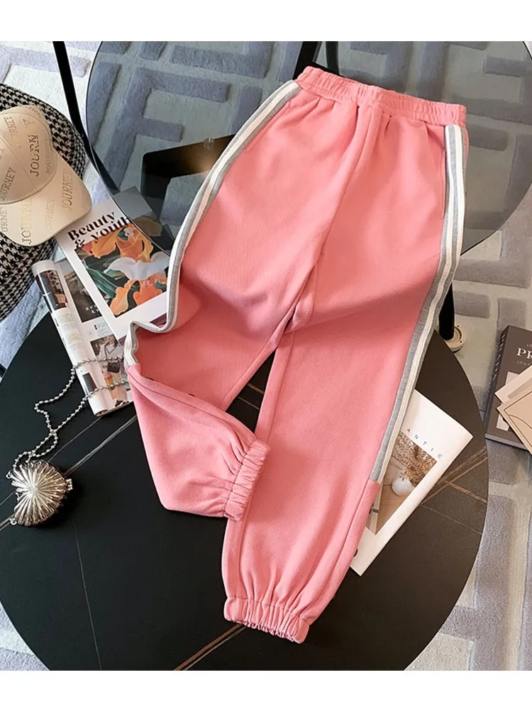 znbbw Womens Casual Fashion Pants Suits Autumn Winter All-match Sports Style Trousers and Cardigan Sweatshirts 2 Piece Sets Outfits - Image 4