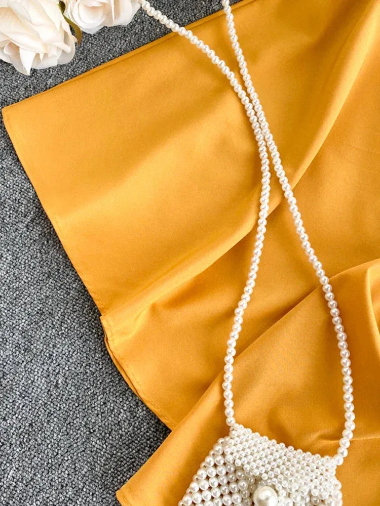 Znbbw Women's Shirt Spring Summer Tide Ins Super Fire Lacing Waist Lady Temperament Flare Sleeve Solid O-Neck Blouse Wild Top ML649 - Image 5