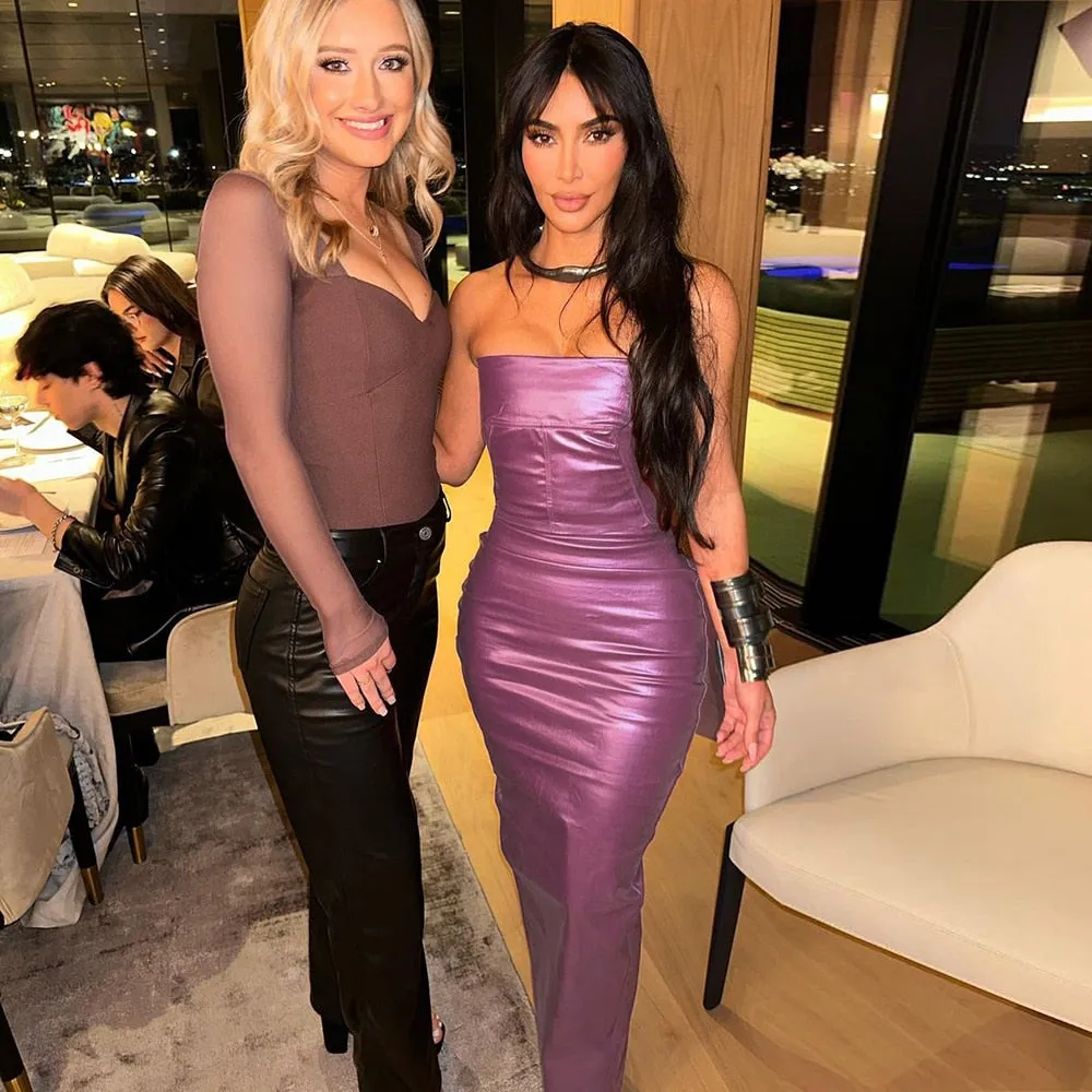 Znbbw Strapless Corset Tank Maxi Dress Women Backless Off Shoulder Party Vestidos 2023 Summer Harajuku Lolita Y2K Clothes - Image 2