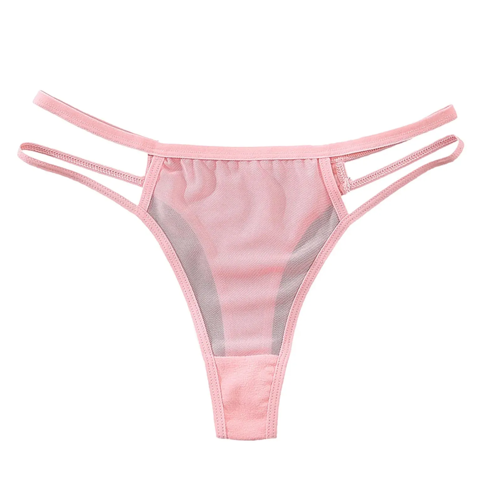 Znbbw Womens Sexy String Panties Underwear Double Bandage Panties Soft Hipster Panty Ladies Sexy Briefs Athletic Underwear Women - Image 6