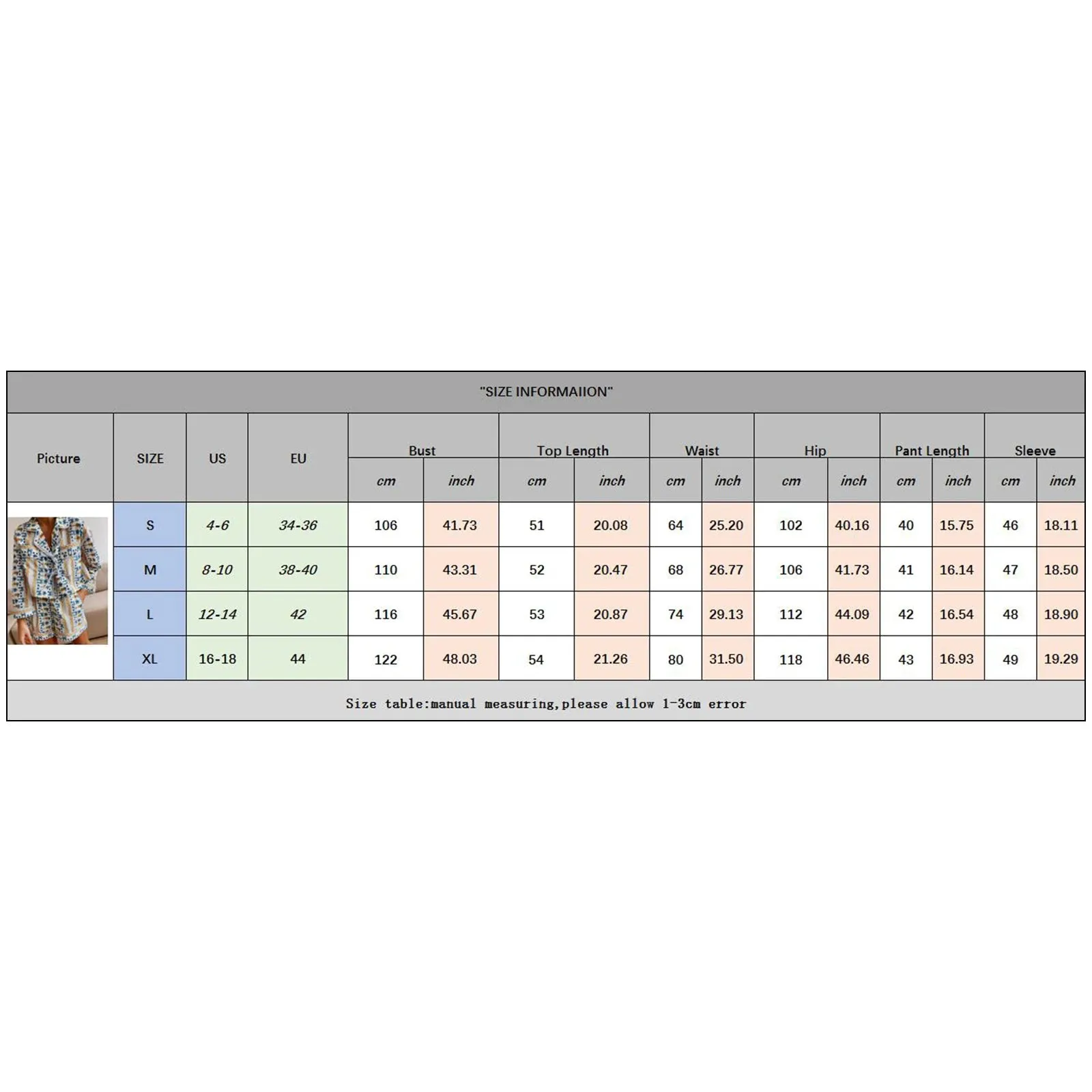 Znbbw Women y2k Aesthetic Tie Front 2 Piece Clothes Sets Floral Print Long Sleeve Elegant Shirts Tops Loose Shorts Loungewear Outfits - Image 6