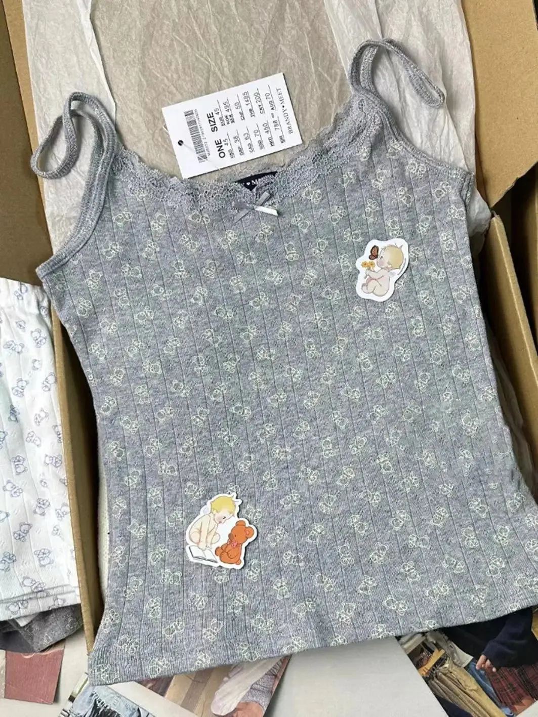 Znbbw Bear Print Eyelet Casual Long Pants Women Clothes Cotton Elastic Waist Home Trousers Vintage Cute Autumn Straight Pants - Image 11