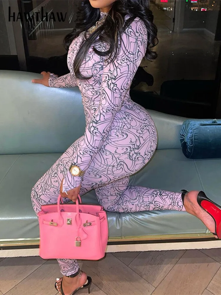 Znbbw Women Long Sleeve Crop Tops Long Pants Two Piece Sets Outfits 2023 Autumn Fall Clothing Wholesale Items For Business - Image 3