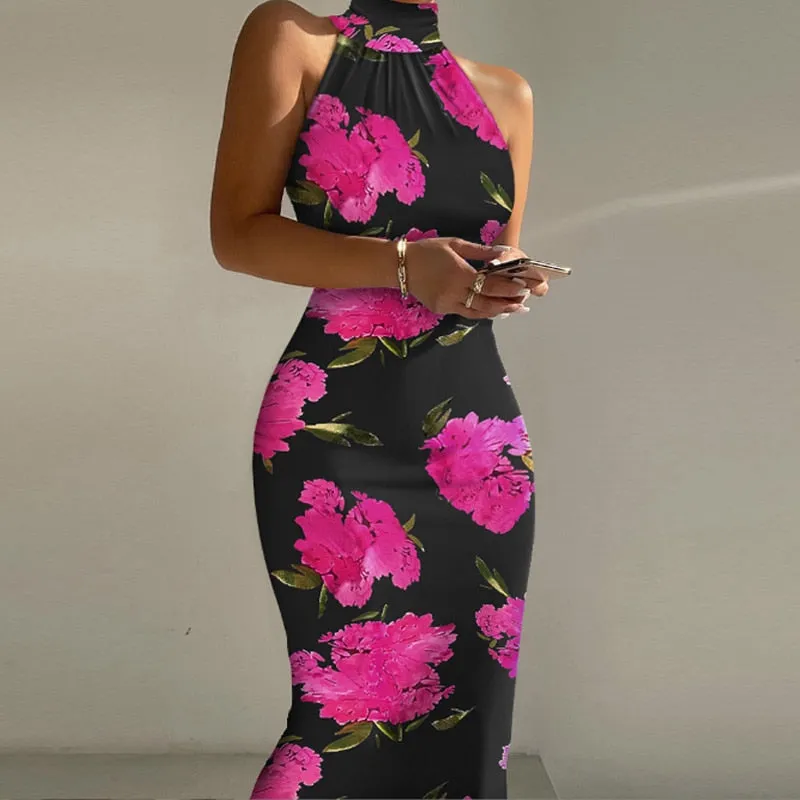 znbbw Women Fashion Slim Patchwork Mesh Maxi Dress 2023 Elegant Glitter Banquet Dress Sexy Turtleneck Bodycon Shiny Ladies Party Dress - Image 13