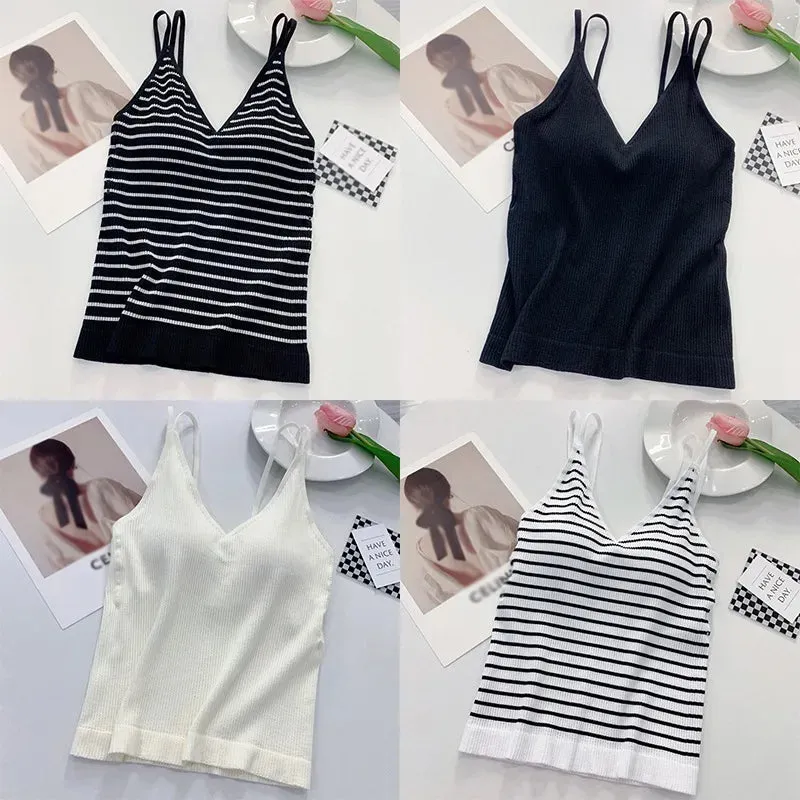 Znbbw Women's Camisole Slim Casual Fashion Sleeveless Tank Tops - Image 5