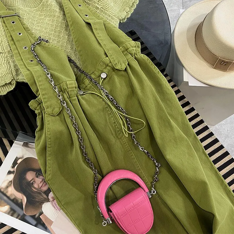 znbbw Women's Korean Chic Summer 2 Piece Pants Sets Women Short Sleeve Knitted Tops+Wide Leg Overalls Pants Suit Casual Jumpsuit Tide - Image 6