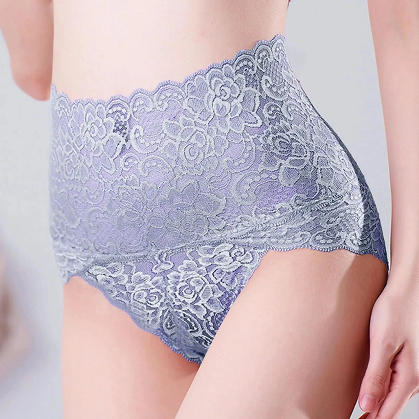 Znbbw Women Sexy High Waist Panties Seamless Lace Briefs Panties Underwear Lingerie Underpants Female Shapewear Panties Sexy Intimates - Image 9