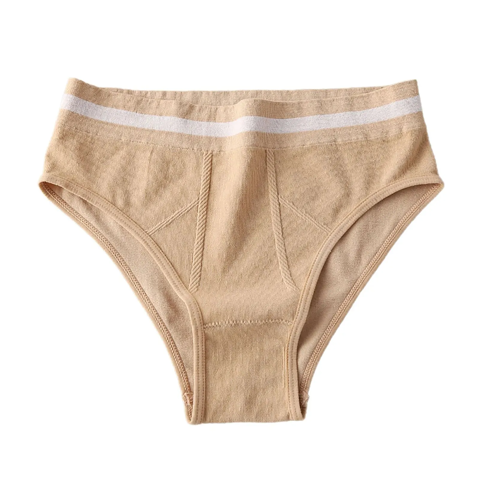 Znbbw Women High Waist Seamless Panties Cotton Crotch Abdomen Girls Sexy Breathable Seamless Ladies Briefs Satin Underwear for Women - Image 11