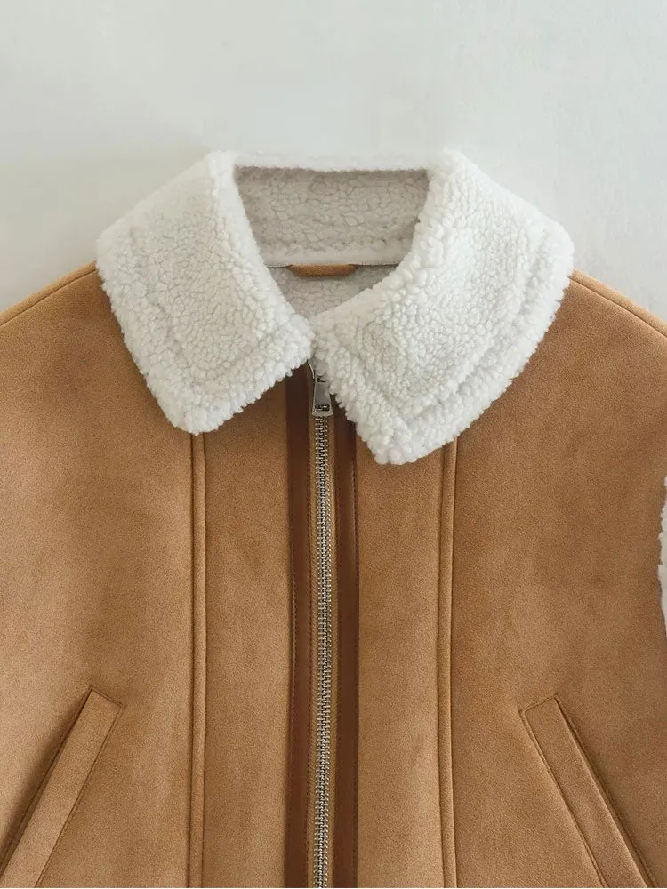 Znbbw Autumn Spring Vest Coat Women Jacket Splice Sleeveless Waistcoat Coat Ladies Warm Outwear Tops - Image 4