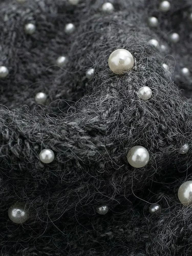 Znbbw Women Knit Pullover Silver Thread Long Sleeved O Neck Blouse Loose Sweater Top Female - Image 7