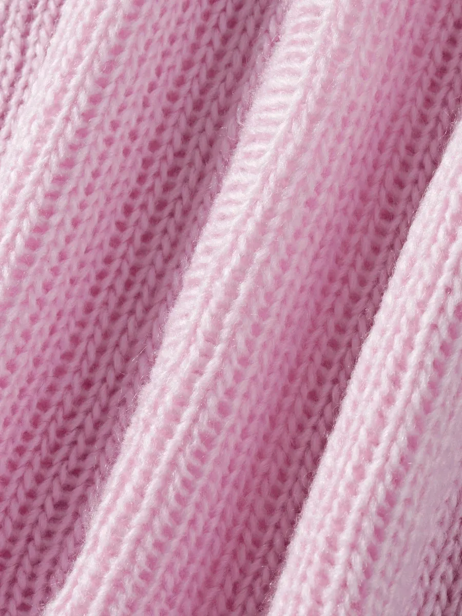 Znbbw Women Pink Wrap Chest Tube Tops Solid Color Knitted Hollow-Out Boat Neck Strapless y2k Tank Tops Summer Backless Bandeau Tops - Image 6