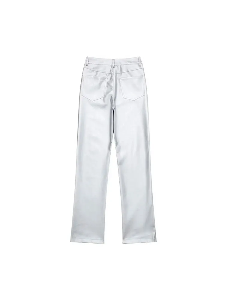 Znbbw Women Pants Loose Thick Warm High Waist Hanging Feeling Wide Leg Trousers Female Ladies Autumn Winter Pant - Image 4