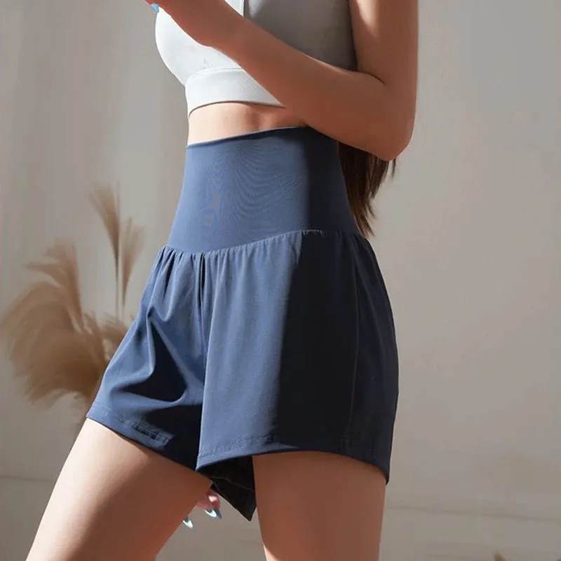 Znbbw Women High Waist Sports Shorts Fashion Korean All Match Loose Casual Shorts Female Tennis Yoga Wide Leg Pants Summer New - Image 3