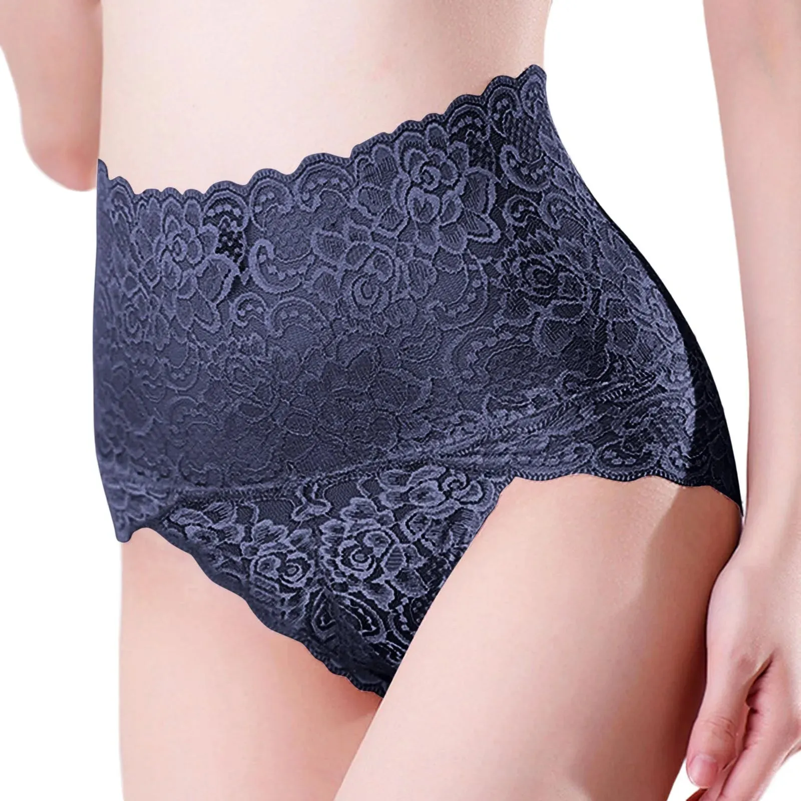Znbbw Women Sexy High Waist Panties Seamless Lace Briefs Panties Underwear Lingerie Underpants Female Shapewear Panties Sexy Intimates - Image 2