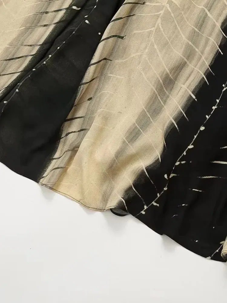 Znbbw TRAF 2023 Women Summer Dress O-neck Sleeveless High Waist Midi Dress Elegant Street Female Party Dresses Vestidos - Image 2