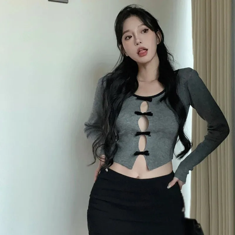 Znbbw Women's sweater Breathable Sweet  long sleeves Thin style Women's sweater Top - Image 8