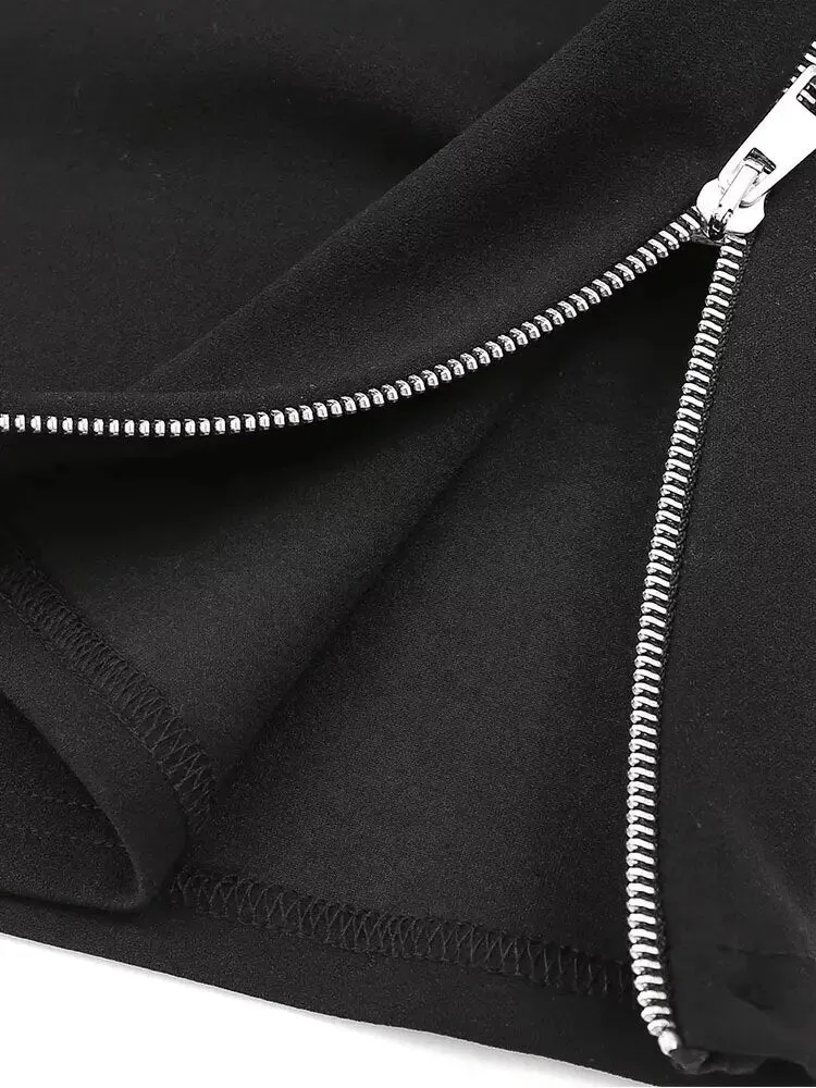 Znbbw 2023 Side Zipper Cropped Bustier Tops Summer Strapless Corest Women Tank Top Sleeveless Party Club Crop Tops F38 - Image 11